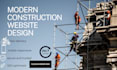 design a modern construction website and construction materials website with SEO