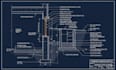 egress window detail, basement window permit drawing, irc code compliance