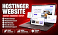 design hostinger wordpress website hostinger website redisign seo elementor pro