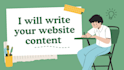 do web content writing