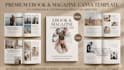 create editable ebook workbook lead magnet canva PDF designs journal