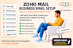 setup zoho mail business email, custom domain, spf dkim dmarc authentication