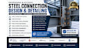 steel connection design, steel detailing, fabrication drawings, shop drawings