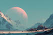 create professional futuristic sci fi artwork and design