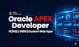 develop oracle apex application pages, reports, and custom features