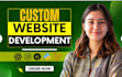 do website development as full stack web developer PHP laravel django CSS react