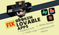 fix lovable app, lovable bug fix, lovable debug, lovable mvp, claude code expert