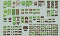 pixel art tileset, top down pixel tileset, pixel tilemap game asset rpg maker