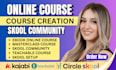 create skool online course content setup skool online course content upload
