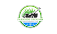 design monogram unique lawn service logo