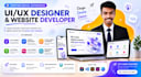 design a modern UI UX and build your responsive website
