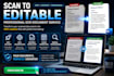 convert scanned documents to editable text using ocr