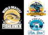 make custom fishing t shirt logo design