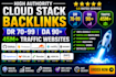 make powerful permanent cloud backlinks from dr 75 to dr95 cloud platforms