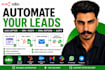 automate leads, CRM and workflows with n8n and zapier