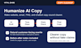 humanize your ai website copy and chatbot scripts