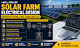 create solar farm electrical design inverter sizing nec compliant sld