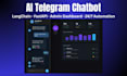 build an ai telegram chatbot with langchain and admin dashboard