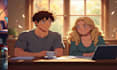create lofi loop animation illustration video like study and relaxing