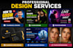 custom social media banner design service
