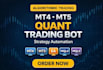 develop profitable algorithmic trading bots for mt4 mt5 or python pinescript