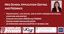 edit and perfect your med school application