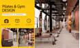 design luxury gym and pilates studio interior