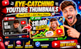 design eye catching youtube video thumbnails that boost video CTR and views