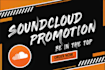 create an ads for promote your soundcloud track to active audiences