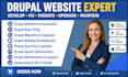 develop fix upgrdte and migarate drupal website to lastest drupal 11 version