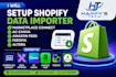 setup shopify data importer marketplace connect ac canva amazon feedfix altera