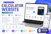 create calculator website templates