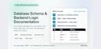 design database schema and backend logic documentation