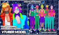 rig a live2d vtuber avatar, vtuber model with full expressions and tracking