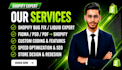 do shopify bug fixing, shopify custom coding, shopify developer and liquid coder