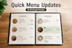 update your restaurant menu prices and items quickly