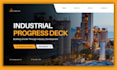 create modern company presentation slide redesign pitch deck
