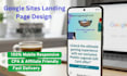 design high converting landing page using google sites