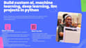 build custom ai, machine learning, deep learning, llm projects in python