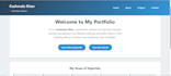 responsive HTML CSS javascript website or landing page
