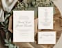 design rustic elegant wedding invitation suite