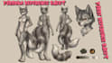 furry refernce sheet anthro nsfw fursona ref sheet furry nsfw fursuit character