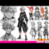 design professional anime character sheet and reference