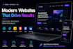 develop modern and responsive frontend websites