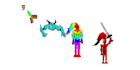 make pixelated game characters