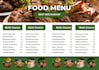 do food menu design, restaurant menu design, food flyer and digital menu