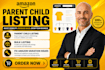 fix amazon variation listing, create parent child listing, fix listing error