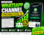 grow your whatsapp channel audience with real engaged members