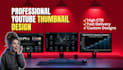 design high CTR youtube thumbnails for history, documentary and education