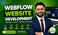 develop and design webflow website, webflow landing page, figma to webflow